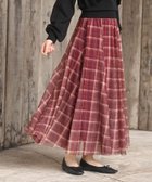 【アールピーエス/rps】のチェックチュールたっぷりフレアースカート 人気、トレンドファッション・服の通販 founy(ファニー) ファッション Fashion レディースファッション Fashion for Women スカート Skirts チェック Check, Plaid, Tartan チュール Tulip, Tulip Motif フレア Flare, Flared フレアースカート Flared Skirt, A-Line Skirt ポケット Pocket, Pocket Detail thumbnail ボルドー|ID: prp329100004790084 ipo3291000000034799550