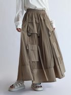 【ラシュッド/LASUD】のポケットデザインチュールスカート 人気、トレンドファッション・服の通販 founy(ファニー) ファッション Fashion レディースファッション Fashion for Women スカート Skirts カットソー Cut and Sewn Top シンプル Simple, Minimal チュール Tulip, Tulip Motif ポケット Pocket, Pocket Detail ミリタリー Military, Army Style thumbnail ベージュ|ID: prp329100004790096 ipo3291000000034935768