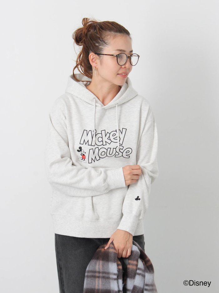 【テチチ/Te chichi】の【Disney】Mickey Mouse/プリントパーカー インテリア・キッズ・メンズ・レディースファッション・服の通販 founy(ファニー) https://founy.com/ ファッション Fashion レディースファッション Fashion for Women トップス・カットソー Cut & Sew Tops レディースパーカー・カジュアルフーディー Casual Hoodies & Sweatshirts キャラクター Character, Licensed Characters パーカー Hoodie, Parka フロント Front, Front Design プリント Print, Printed Pattern ポケット Pocket, Pocket Detail 防寒 Cold Protection, Winter-Ready |ID: prp329100004790098 ipo3291000000034760439