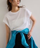 【ロペ/ROPE'】のツイストフレンチスリーブTシャツ ホワイト(10)|ID: prp329100004790114 ipo3291000000034760495