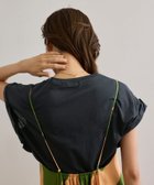 【ロペ/ROPE'】のツイストフレンチスリーブTシャツ ブラック(01)|ID: prp329100004790114 ipo3291000000034760496