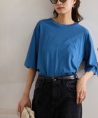 【ロペ/ROPE'】の【洗える】グレイス天竺 5分袖Tシャツ ブルー(44)|ID: prp329100004790117 ipo3291000000034760513