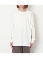 【サマンサモスモス/Samansa Mos2】の天竺ベーシックロンT オフホワイト|ID: prp329100004790138 ipo3291000000034760584