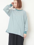 【サマンサモスモス/Samansa Mos2】の天竺ベーシックロンT グリーン|ID: prp329100004790138 ipo3291000000034760586