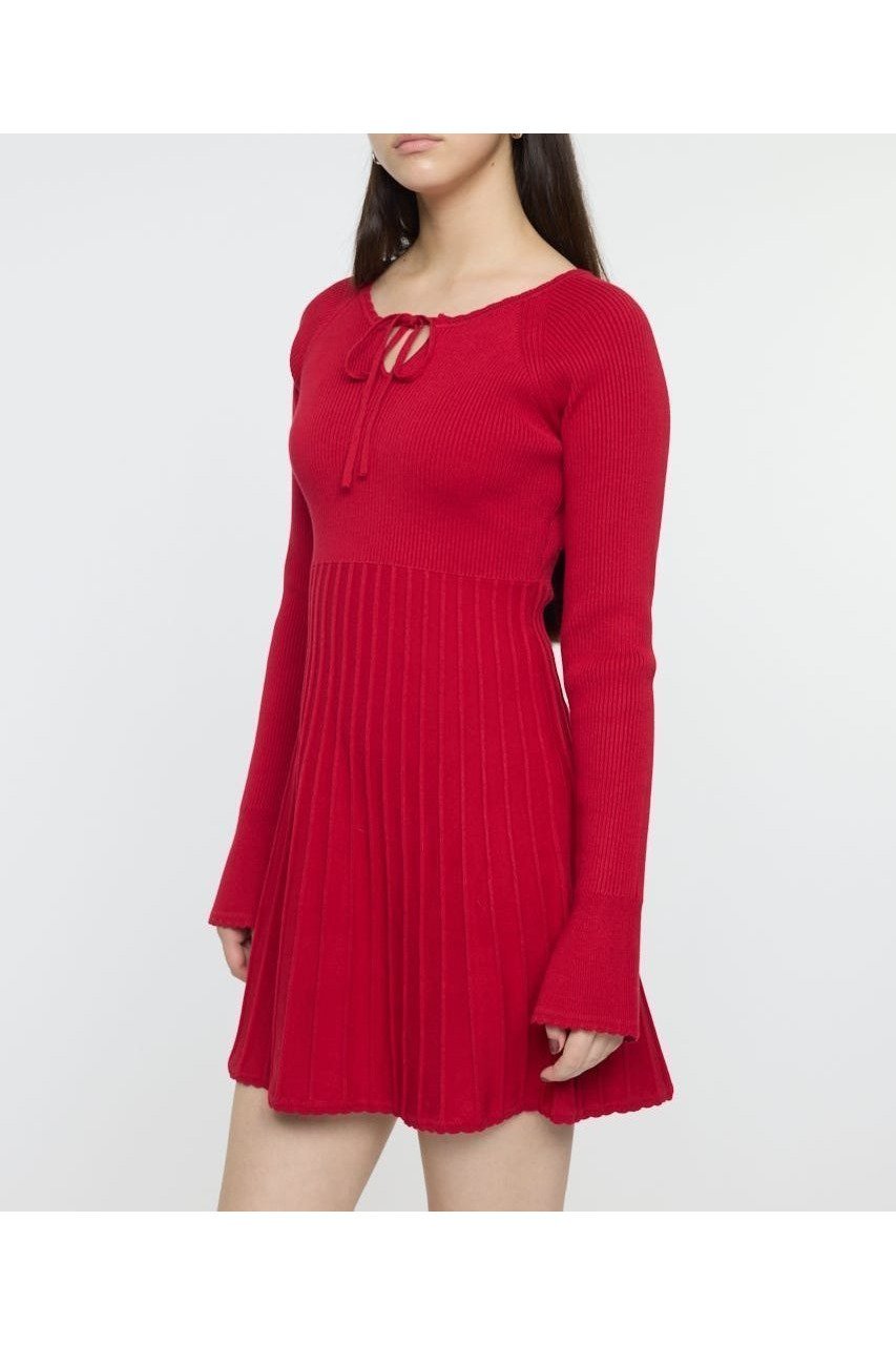 【マウジー/moussy】のPICO RIBBON MINI ドレス インテリア・キッズ・メンズ・レディースファッション・服の通販 founy(ファニー) 　ファッション　Fashion　レディースファッション　Fashion for Women　ワンピース　Dresses　フォーマル・パーティードレス・結婚式用ドレス　Elegant & Casual Dresses　クラシック　Classic, Timeless Style　スリーブ　Sleeve, Long Sleeve / Short Sleeve　ソックス　Socks, Hosiery　タイツ　Tights, Legwear　デコルテ　Décolleté, Neckline　トレンド　Trend, Trending Now　ドレス　Dress, One-Piece　人気　Popular, Best Seller　フィット　Fit, Slim Fit　フォルム　Silhouette, Form　フレア　Flare, Flared　ベーシック　Basic, Essential　再入荷　Restock / Back in Stock　おすすめ　Recommended / Our Picks　RED|ID: prp329100004790168 ipo3291000000035006437