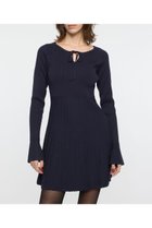 【マウジー/moussy】のPICO RIBBON MINI ドレス 人気、トレンドファッション・服の通販 founy(ファニー) ファッション Fashion レディースファッション Fashion for Women ワンピース Dresses フォーマル・パーティードレス・結婚式用ドレス Elegant & Casual Dresses クラシック Classic, Timeless Style スリーブ Sleeve, Long Sleeve / Short Sleeve ソックス Socks, Hosiery タイツ Tights, Legwear デコルテ Décolleté, Neckline トレンド Trend, Trending Now ドレス Dress, One-Piece 人気 Popular, Best Seller フィット Fit, Slim Fit フォルム Silhouette, Form フレア Flare, Flared ベーシック Basic, Essential 再入荷 Restock / Back in Stock おすすめ Recommended / Our Picks thumbnail NVY|ID: prp329100004790168 ipo3291000000035006438