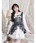 【ノエミ/NOEMIE】のプリンセスフレアドレッシーセットアップ 人気、トレンドファッション・服の通販 founy(ファニー) ファッション Fashion レディースファッション Fashion for Women セットアップ Matching Sets セットアップ Set-Up, Coordinated Outfit フリル Frill, Ruffle フレア Flare, Flared リボン Ribbon, Bow レース Lace, Lace Fabric thumbnail 濃グレー|ID: prp329100004790171 ipo3291000000035162971