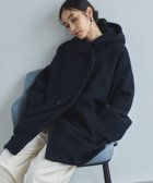 【ドゥ アルシーヴ/Doux archives】のフーディコート 人気、トレンドファッション・服の通販 founy(ファニー) ファッション Fashion レディースファッション Fashion for Women アウター Coat / Outerwear Collection コート・ロングコート・ピーコート Long Coats, Peacoats & More コクーン Cocoon, Cocoon Silhouette 切替 Switching, Contrast Panel ショルダー Shoulder, Shoulder Strap ダブル Double, Double-Breasted ドロップ Drop Shoulder, Dropped Style ミドル Middle Length, Mid Height リラックス Relax, Relaxed Fit thumbnail NAVY|ID: prp329100004790185 ipo3291000000034760765