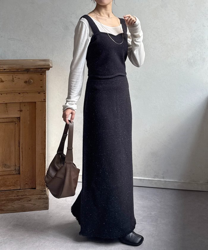 【ゼヴォン/Thevon】のラメニットビスチェ×スカートSETUP インテリア・キッズ・メンズ・レディースファッション・服の通販 founy(ファニー) https://founy.com/ ファッション Fashion レディースファッション Fashion for Women セットアップ Matching Sets スカート・ミニ/ミディ/マキシ Skirts / Mini, Midi & Maxi Skirts カットソー Cut and Sewn Top ショート Short, Short Length セットアップ Set-Up, Coordinated Outfit セパレート Separate, Two-Piece トレンド Trend, Trending Now 長袖 Long Sleeve, Full Sleeve ビスチェ Bustier, Corset Top フィット Fit, Slim Fit フェミニン Feminine, Girly A/W・秋冬 Autumn/Winter 再入荷 Restock / Back in Stock おすすめ Recommended / Our Picks エレガント 上品 Elegant 2025年 2025 2025-2026秋冬・A/W Autumn/Winter 2025–26 AW25–26 |ID: prp329100004790193 ipo3291000000035009230