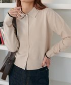 【ディスコート/Discoat】の【リバイバル】モチモチ衿付きカーディガン 人気、トレンドファッション・服の通販 founy(ファニー) ファッション Fashion レディースファッション Fashion for Women トップス・カットソー Cut & Sew Tops カーディガン・羽織り Layered Style Cardigans カーディガン Cardigan, Knitwear コンパクト Compact, Small Size バランス Balance, Style Balance 羽織 Haori, Light Jacket thumbnail ホワイト|ID: prp329100004790201 ipo3291000000034760831