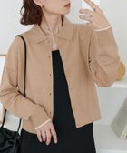 【ディスコート/Discoat】の【リバイバル】モチモチ衿付きカーディガン 人気、トレンドファッション・服の通販 founy(ファニー) ファッション Fashion レディースファッション Fashion for Women トップス・カットソー Cut & Sew Tops カーディガン・羽織り Layered Style Cardigans カーディガン Cardigan, Knitwear コンパクト Compact, Small Size バランス Balance, Style Balance 羽織 Haori, Light Jacket thumbnail ベージュ|ID: prp329100004790201 ipo3291000000034760835