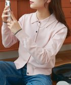 【ディスコート/Discoat】の【リバイバル】モチモチ衿付きカーディガン 人気、トレンドファッション・服の通販 founy(ファニー) ファッション Fashion レディースファッション Fashion for Women トップス・カットソー Cut & Sew Tops カーディガン・羽織り Layered Style Cardigans カーディガン Cardigan, Knitwear コンパクト Compact, Small Size バランス Balance, Style Balance 羽織 Haori, Light Jacket thumbnail ピンクその他1|ID: prp329100004790201 ipo3291000000034760838