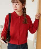 【ディスコート/Discoat】の【リバイバル】モチモチ衿付きカーディガン 人気、トレンドファッション・服の通販 founy(ファニー) ファッション Fashion レディースファッション Fashion for Women トップス・カットソー Cut & Sew Tops カーディガン・羽織り Layered Style Cardigans カーディガン Cardigan, Knitwear コンパクト Compact, Small Size バランス Balance, Style Balance 羽織 Haori, Light Jacket thumbnail レッド|ID: prp329100004790201 ipo3291000000034760839