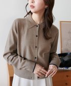 【ディスコート/Discoat】の【リバイバル】モチモチ衿付きカーディガン 人気、トレンドファッション・服の通販 founy(ファニー) ファッション Fashion レディースファッション Fashion for Women トップス・カットソー Cut & Sew Tops カーディガン・羽織り Layered Style Cardigans カーディガン Cardigan, Knitwear コンパクト Compact, Small Size バランス Balance, Style Balance 羽織 Haori, Light Jacket thumbnail モカ|ID: prp329100004790201 ipo3291000000034760840