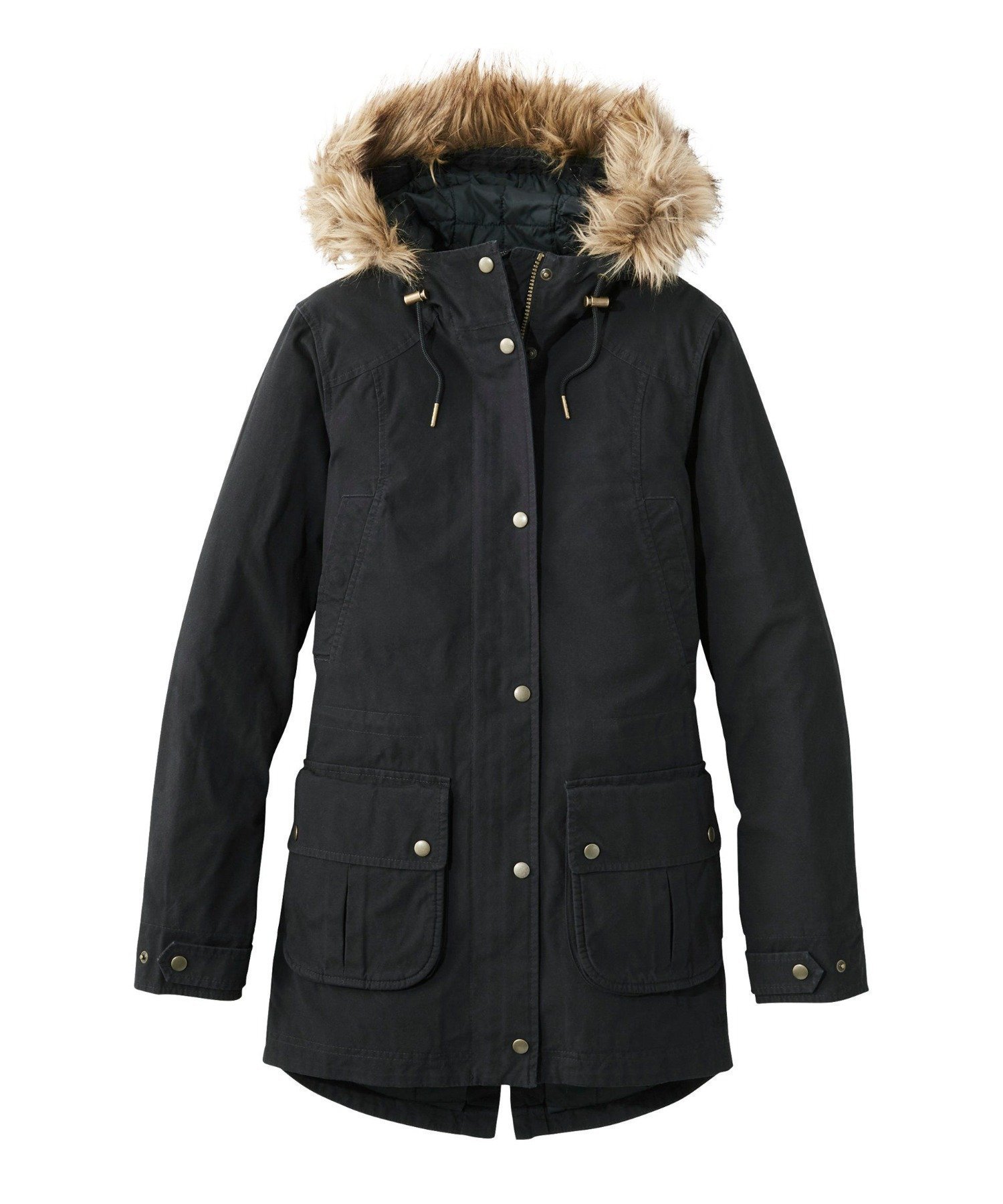 【エルエルビーン/L.L.Bean】のイースト・エンド・パーカ 米国フィット・プチ インテリア・キッズ・メンズ・レディースファッション・服の通販 founy(ファニー) ファッション Fashion レディースファッション Fashion for Women トップス・カットソー Cut & Sew Tops レディースパーカー・カジュアルフーディー Casual Hoodies & Sweatshirts 秋 Autumn スリット Slit, Slit Detail ドローコード Drawcord, Drawstring Cord フィット Fit, Slim Fit フェイクファー Faux Fur, Imitation Fur ポケット Pocket, Pocket Detail おすすめ Recommended / Our Picks Black|ID: prp329100004790218 ipo3291000000034760914