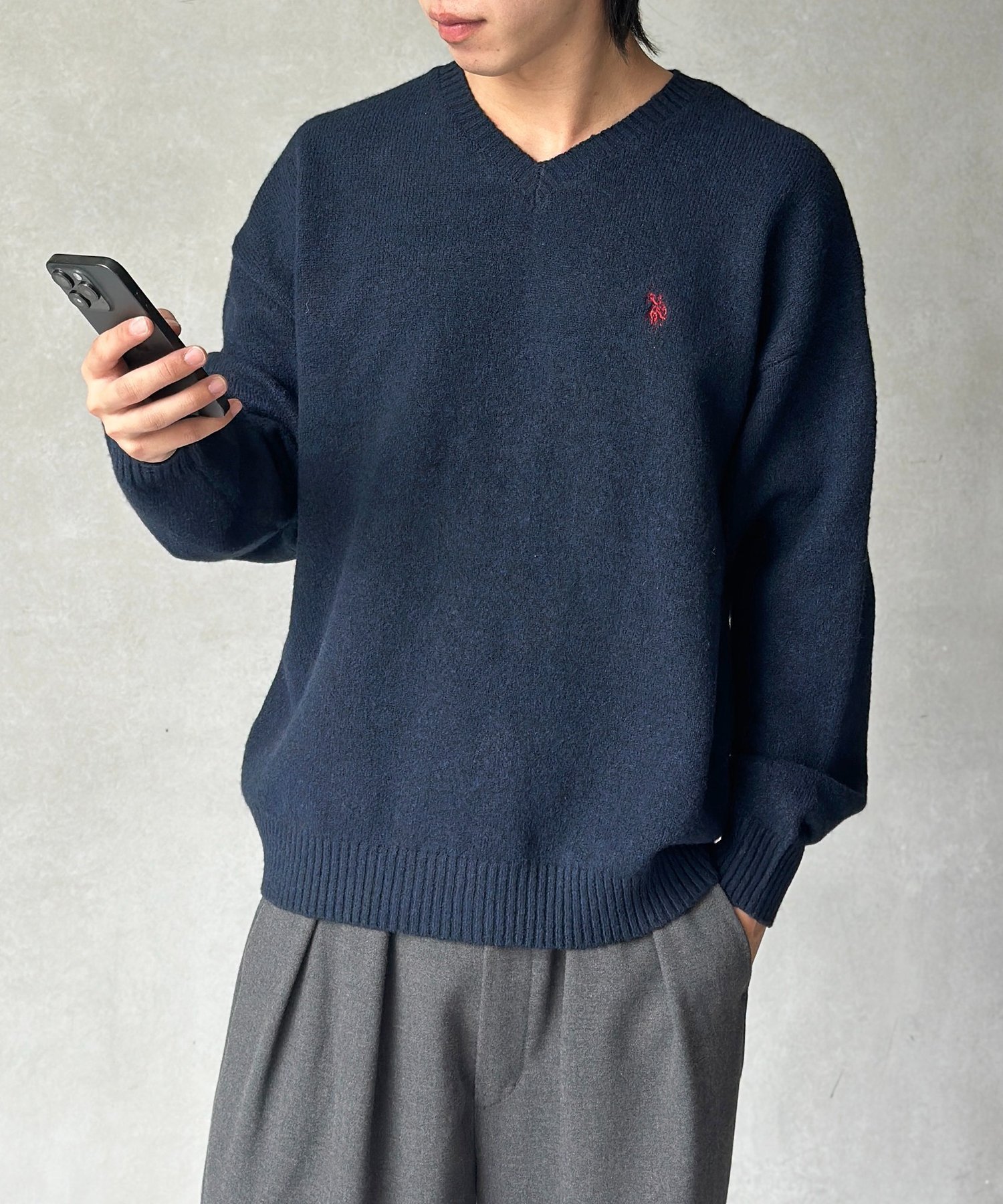 【シーピーシーエム/CPCM】の【U.S. POLO ASSN. 】Vネックニットプルオーバー 人気、トレンドファッション・服の通販 founy(ファニー) ファッション Fashion レディースファッション Fashion for Women トップス・カットソー Cut & Sew Tops ニット Knit Tops & Sweaters カジュアルプルオーバー・ニットトップス Pullovers & Knit Tops / Casual Pullovers Vネックトップス V-Neck Tops / V-Cut Neckline Shirts アクセサリー Fashion Accessories イタリア Italy インナー Innerwear 腕時計 Wristwatch コレクション Collection, Seasonal Line 今季 This Season, Current Season シンプル Simple, Minimal スニーカー Sneakers, Trainers デニム Denim, Jeans Material トレンド Trend, Trending Now 定番 Standard, Basic Item なめらか Smooth, Silky Texture メンズ Men's, Menswear おすすめ Recommended / Our Picks エレガント 上品 Elegant other-1|ID: prp329100004790242 ipo3291000000034761003