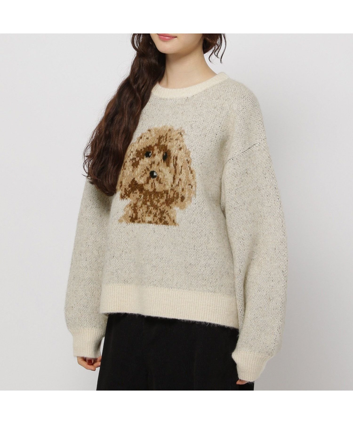 【ニコアンド/niko and】のDOGアソートニットプルオーバー インテリア・キッズ・メンズ・レディースファッション・服の通販 founy(ファニー) ファッション Fashion レディースファッション Fashion for Women トップス・カットソー Cut & Sew Tops ニット Knit Tops & Sweaters カジュアルプルオーバー・ニットトップス Pullovers & Knit Tops / Casual Pullovers おすすめ Recommended / Our Picks ウォーム Warm Fabric クラシカル Classical, Vintage-Inspired シンプル Simple, Minimal プリーツ Pleats, Pleated リラックス Relax, Relaxed Fit 犬 Dog アイボリー|ID: prp329100004790250 ipo3291000000034761040