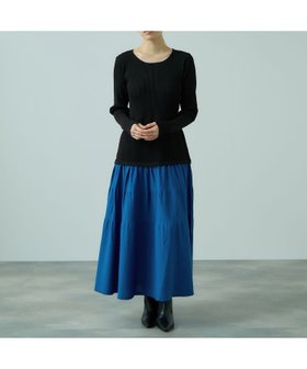 【ビッキー/VICKY】のドッキングライク軽量ニットワンピース≪手洗い可能≫ 人気、トレンドファッション・服の通販 founy(ファニー) ファッション Fashion レディースファッション Fashion for Women ワンピース Dresses ニットワンピース Knit Dresses 秋 Autumn 軽量 Lightweight, Ultra Light チュニック Tunic, Long Top ドレス Dress, One-Piece 長袖 Long Sleeve, Full Sleeve フレア Flare, Flared ポケット Pocket, Pocket Detail 無地 Plain, Solid Color A/W・秋冬 Autumn/Winter 2025年 2025 2025-2026秋冬・A/W Autumn/Winter 2025–26 AW25–26 |ID:prp329100004790265