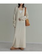 【リエディ/Re:EDIT】のVネックブークレニットワンピース 人気、トレンドファッション・服の通販 founy(ファニー) ファッション Fashion レディースファッション Fashion for Women ワンピース Dresses ニットワンピース Knit Dresses イヤリング Earrings インナー Innerwear エレガント 上品 Elegant 洗える Machine Washable コンパクト Compact, Small Size シンプル Simple, Minimal タートルネック Turtleneck, High Neck ネックレス Necklace, Pendant Necklace バランス Balance, Style Balance ロング Long, Long-Length おすすめ Recommended / Our Picks thumbnail アイボリー|ID: prp329100004790268 ipo3291000000034761097