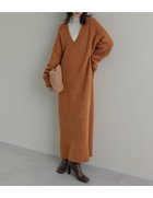 【リエディ/Re:EDIT】のVネックブークレニットワンピース 人気、トレンドファッション・服の通販 founy(ファニー) ファッション Fashion レディースファッション Fashion for Women ワンピース Dresses ニットワンピース Knit Dresses イヤリング Earrings インナー Innerwear エレガント 上品 Elegant 洗える Machine Washable コンパクト Compact, Small Size シンプル Simple, Minimal タートルネック Turtleneck, High Neck ネックレス Necklace, Pendant Necklace バランス Balance, Style Balance ロング Long, Long-Length おすすめ Recommended / Our Picks thumbnail キャメル|ID: prp329100004790268 ipo3291000000034761101