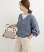 【アーバンリサーチ ドアーズ/URBAN RESEARCH DOORS】のMIXカラーVネックニット BLUE|ID: prp329100004790271 ipo3291000000034761115