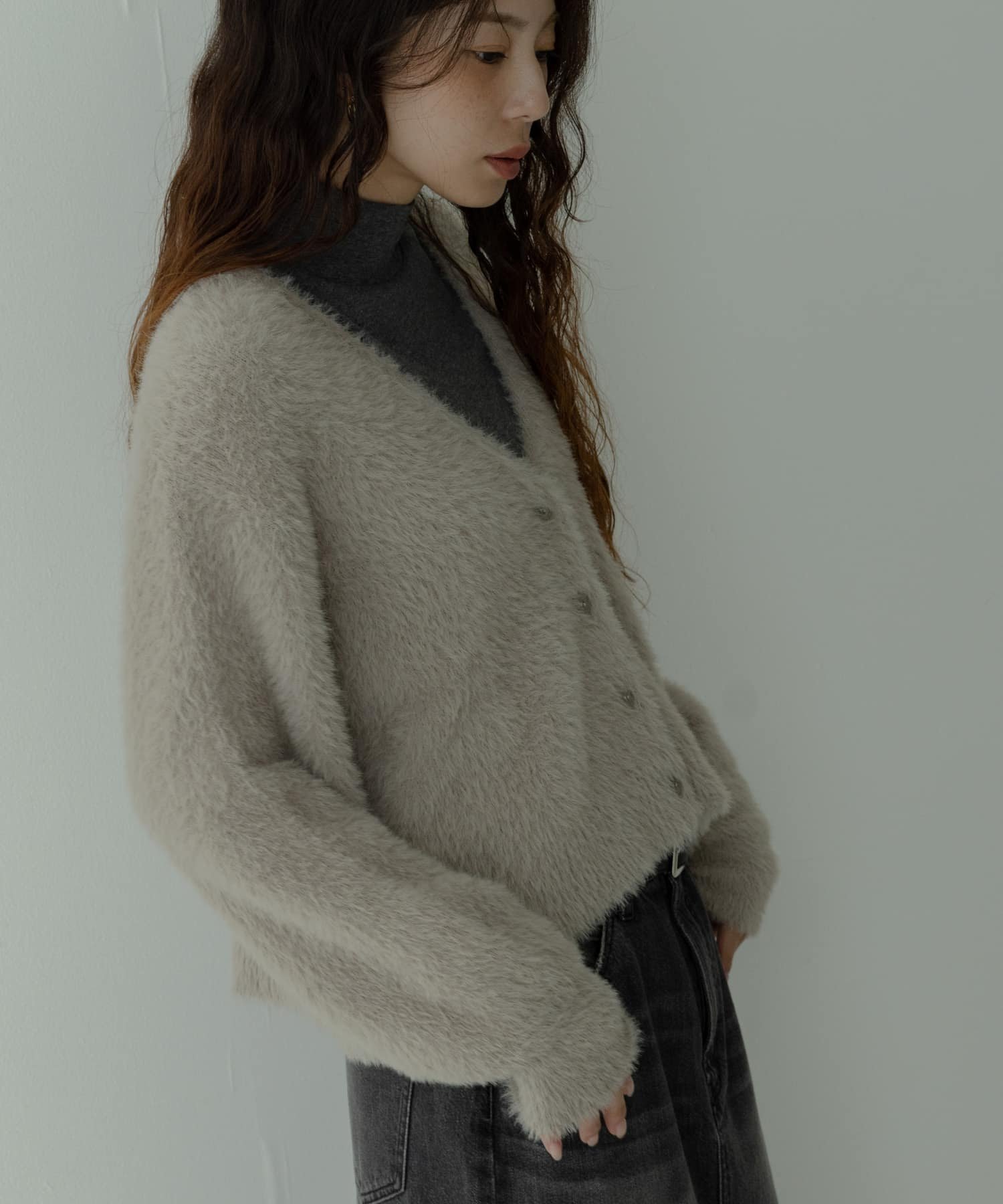 【サニーレーベル/Sonny Label / URBAN RESEARCH】のフェザーダブルフェイスカーディガン インテリア・キッズ・メンズ・レディースファッション・服の通販 founy(ファニー) 　ファッション　Fashion　レディースファッション　Fashion for Women　トップス・カットソー　Cut & Sew Tops　カーディガン・羽織り　Layered Style Cardigans　2025年　2025　2025-2026秋冬・A/W　Autumn/Winter 2025–26 AW25–26　冬　Winter / This Winter　カーディガン　Cardigan, Knitwear　ショート　Short, Short Length　スリーブ　Sleeve, Long Sleeve / Short Sleeve　バランス　Balance, Style Balance　フェザー　Feather, Feather Detail　ワイド　Wide, Wide Fit　A/W・秋冬　Autumn/Winter　ベージュ|ID: prp329100004790274 ipo3291000000034761126