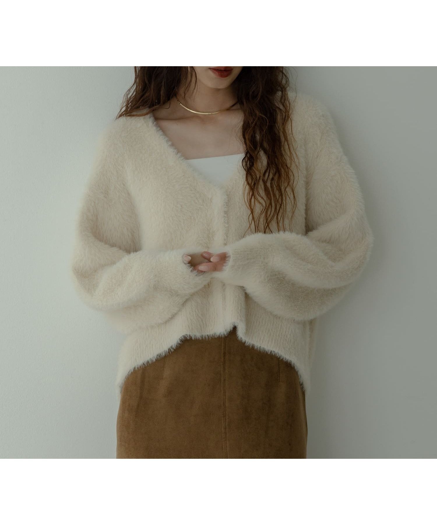 【サニーレーベル/Sonny Label / URBAN RESEARCH】のフェザーダブルフェイスカーディガン インテリア・キッズ・メンズ・レディースファッション・服の通販 founy(ファニー) 　ファッション　Fashion　レディースファッション　Fashion for Women　トップス・カットソー　Cut & Sew Tops　カーディガン・羽織り　Layered Style Cardigans　2025年　2025　2025-2026秋冬・A/W　Autumn/Winter 2025–26 AW25–26　冬　Winter / This Winter　カーディガン　Cardigan, Knitwear　ショート　Short, Short Length　スリーブ　Sleeve, Long Sleeve / Short Sleeve　バランス　Balance, Style Balance　フェザー　Feather, Feather Detail　ワイド　Wide, Wide Fit　A/W・秋冬　Autumn/Winter　アイボリー|ID: prp329100004790274 ipo3291000000034761128