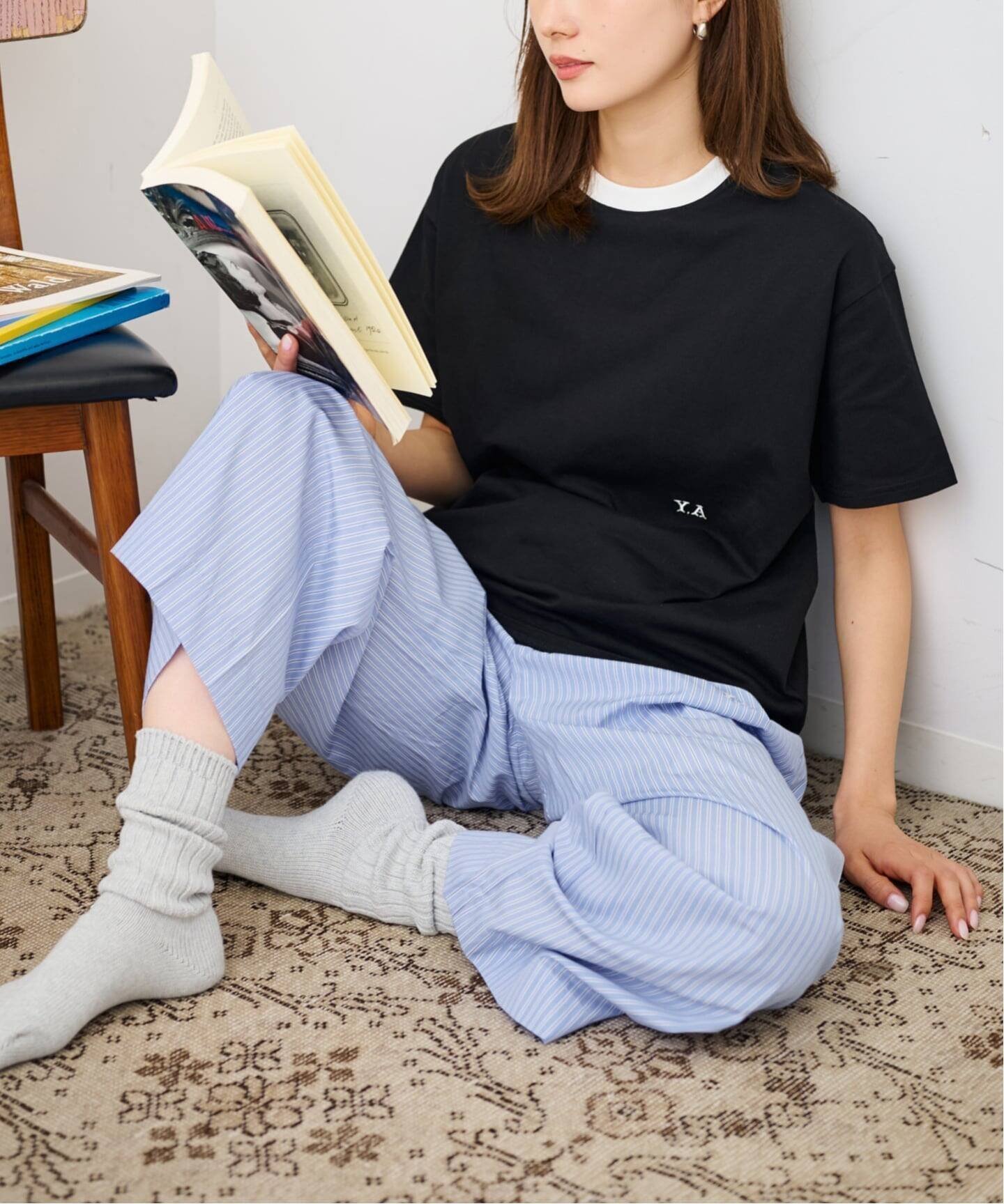 【フレームワーク/FRAMeWORK】の≪3点セット / ≫FRUIT OF THE LOOM YA GOOD NEWS (Tシャツ・パンツ・ソックス) インテリア・キッズ・メンズ・レディースファッション・服の通販 founy(ファニー) 　ファッション　Fashion　レディースファッション　Fashion for Women　パンツ　Pants & Trousers　ソックス&靴下　Socks & Hosiery　アンダー　Underwear Essentials　スウェット / スエット　Sweatshirt, Sweatwear　ソックス　Socks, Hosiery　タンク　Tank Top, Sleeveless Top　別注　Limited Edition, Custom Order　ブルー A|ID: prp329100004790289 ipo3291000000034761193