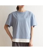 【イッカ/ikka】のコットンUSA裾レイヤードTシャツ スカイブルー|ID: prp329100004790306 ipo3291000000034761269