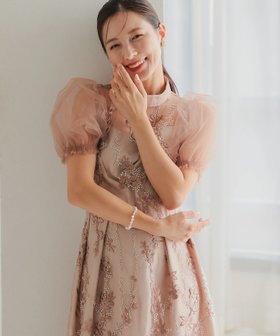 【ハレモード/haremode】のチュールパフスリーブドレス 人気、トレンドファッション・服の通販 founy(ファニー) ファッション Fashion レディースファッション Fashion for Women ワンピース Dresses フォーマル・パーティードレス・結婚式用ドレス Elegant & Casual Dresses スカラップ Scallop, Scalloped Edge スタンド Stand Collar, Upright Stand スリーブ Sleeve, Long Sleeve / Short Sleeve ドレス Dress, One-Piece |ID:prp329100004790307