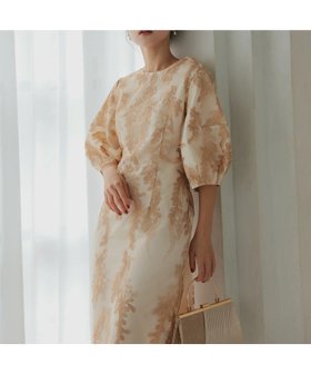 【ハレモード/haremode】のリーフ刺繍デザインコクーンドレス 人気、トレンドファッション・服の通販 founy(ファニー) ファッション Fashion レディースファッション Fashion for Women ワンピース Dresses フォーマル・パーティードレス・結婚式用ドレス Elegant & Casual Dresses スリット Slit, Slit Detail スリーブ Sleeve, Long Sleeve / Short Sleeve ドレス Dress, One-Piece 定番 Standard, Basic Item 人気 Popular, Best Seller リボン Ribbon, Bow リーフ Leaf, Botanical Leaf レース Lace, Lace Fabric |ID:prp329100004790310