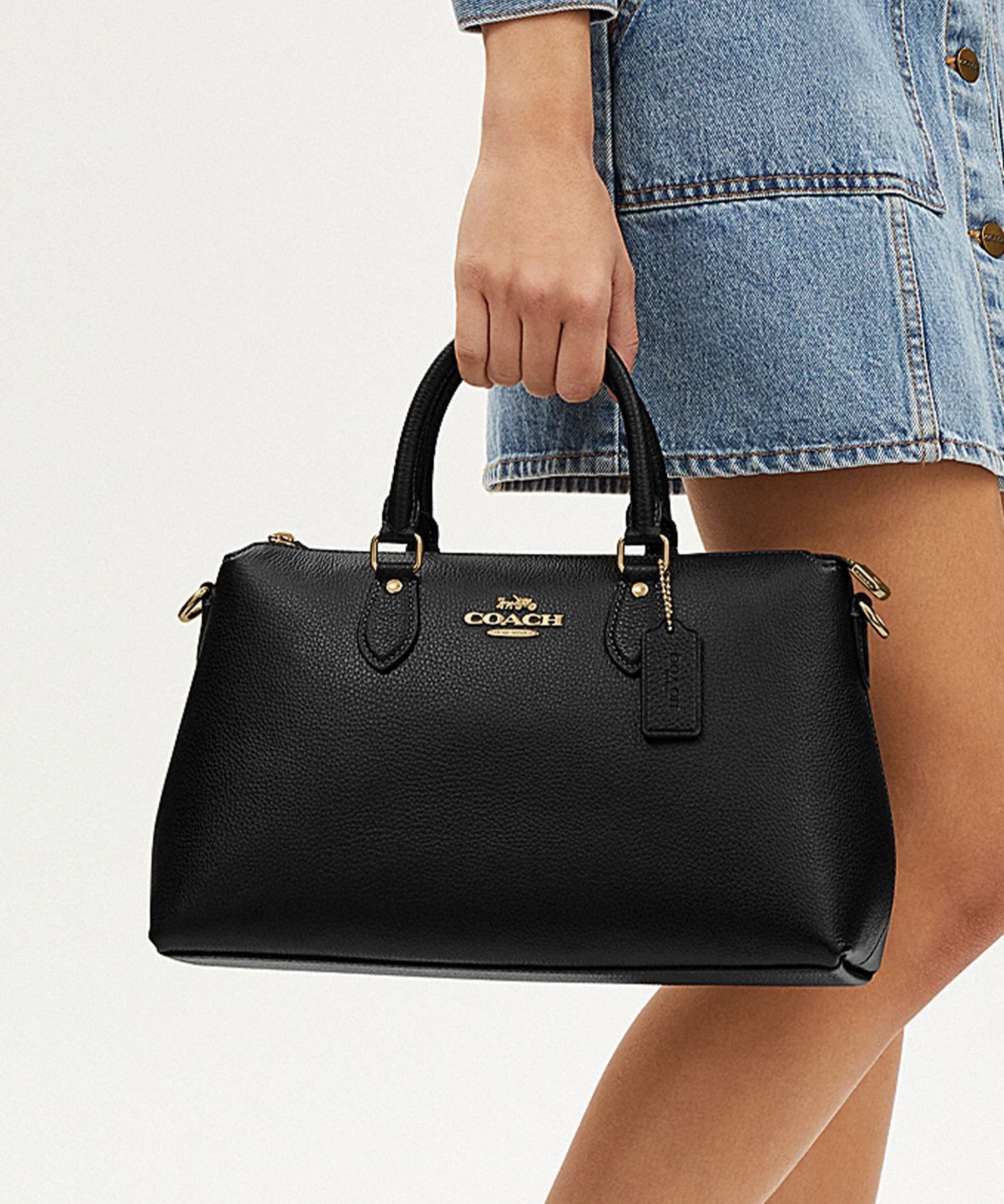 【コーチ/COACH】の【公式】ジョージア サッチェル インテリア・キッズ・メンズ・レディースファッション・服の通販 founy(ファニー) ファッション Fashion レディースファッション Fashion for Women シューズ Shoes, Footwear ポケット Pocket, Pocket Detail ラップ Wrap, Wrap Design 財布 Wallet, Purse BLACK|ID: prp329100004790340 ipo3291000000034761405