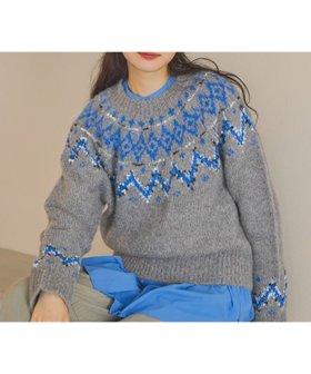 【ニコアンド/niko and】のアンゴラMIXノルディックプルオーバー 人気、トレンドファッション・服の通販 founy(ファニー) ファッション Fashion レディースファッション Fashion for Women トップス・カットソー Cut & Sew Tops カジュアルプルオーバー・ニットトップス Pullovers & Knit Tops / Casual Pullovers おすすめ Recommended / Our Picks アンゴラ Angora Knitwear クラシック Classic, Timeless Style コーデュロイ Corduroy, Cord Fabric フレア Flare, Flared モコモコ Fuzzy, Fluffy 冬 Winter / This Winter |ID:prp329100004790366