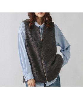 【グローバルワーク/GLOBAL WORK】のボアライナーベスト/一部店舗限定/606693 人気、トレンドファッション・服の通販 founy(ファニー) ファッション Fashion レディースファッション Fashion for Women アウター Coat / Outerwear Collection トップス・カットソー Cut & Sew Tops ベスト&ジレ / 重ね着スタイル Vests & Gilets おすすめ Recommended / Our Picks インナー Innerwear スウェット / スエット Sweatshirt, Sweatwear デニム Denim, Jeans Material トレンド Trend, Trending Now ブルゾン Blouson, Bomber Jacket ベスト Vest, Waistcoat ライナー Liner, Inner Layer ロング Long, Long-Length A/W・秋冬 Autumn/Winter |ID:prp329100004790390