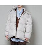 【ナノ ユニバース/nano universe】のAラインミドルダウンコート グレージュ3|ID:prp329100004790392