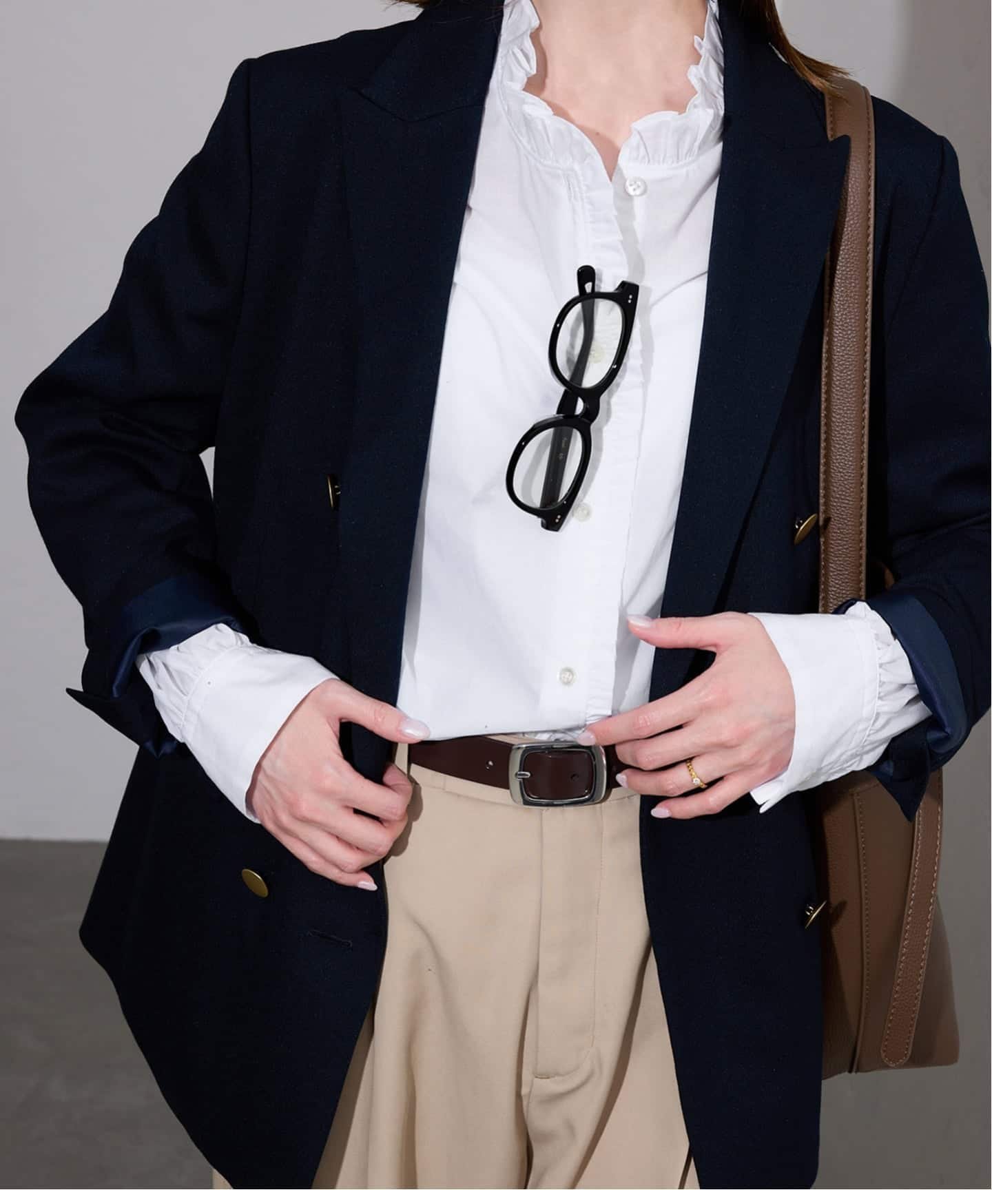 【スローブ イエナ/SLOBE IENA】の《追加》ミニフリルブラウス 人気、トレンドファッション・服の通販 founy(ファニー) 　ファッション　Fashion　レディースファッション　Fashion for Women　トップス・カットソー　Cut & Sew Tops　シャツ・ブラウス・オフィスカジュアル　Elegant Blouses & Button-Ups　2025年　2025　2025春夏・S/S　Spring/Summer 2025 SS25　おすすめ　Recommended / Our Picks　インナー　Innerwear　フリル　Frill, Ruffle　フロント　Front, Front Design　ロング　Long, Long-Length　 other-1|ID: prp329100004790396 ipo3291000000035122870