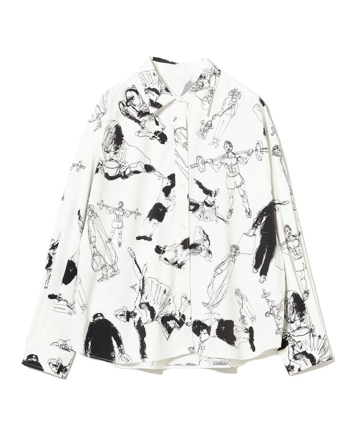 【ビームス ウイメン/BEAMS】の北村直登 プリント シャツ(S~M) インテリア・キッズ・メンズ・レディースファッション・服の通販 founy(ファニー) https://founy.com/ ファッション Fashion レディースファッション Fashion for Women トップス・カットソー Cut & Sew Tops シャツ・ブラウス・オフィスカジュアル Elegant Blouses & Button-Ups イラスト Illustration ジャケット Jacket, Outerwear プリント Print, Printed Pattern 再入荷 Restock / Back in Stock おすすめ Recommended / Our Picks |ID: prp329100004790403 ipo3291000000034761671