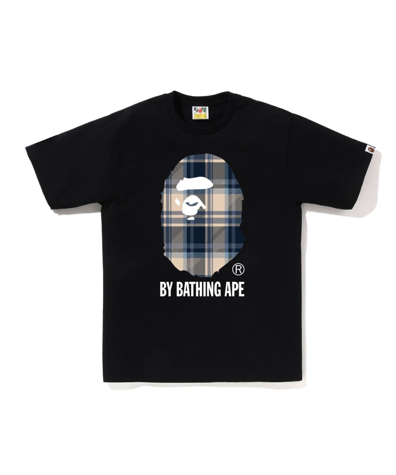 【ア ベイシング エイプ/A BATHING APE】のBAPE CHECK BY BATHING APE TEE インテリア・キッズ・メンズ・レディースファッション・服の通販 founy(ファニー) ファッション Fashion レディースファッション Fashion for Women インナー Innerwear ショート Short, Short Length スリーブ Sleeve, Long Sleeve / Short Sleeve フロント Front, Front Design プリント Print, Printed Pattern モチーフ Motif, Design Theme ラバー Rubber, Rubber Sole 人気 Popular, Best Seller BKxBL|ID: prp329100004790410 ipo3291000000034930278