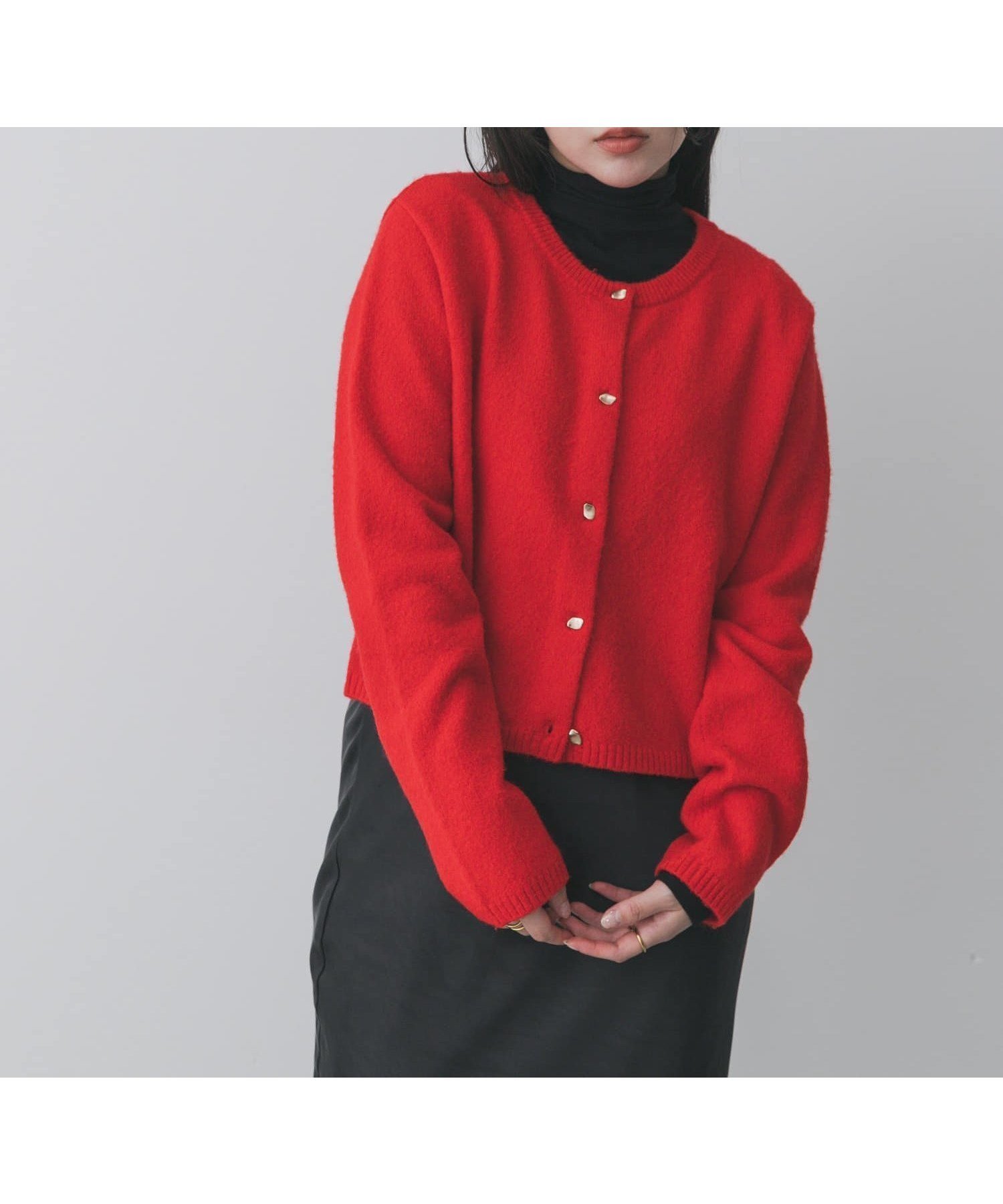 【センスオブプレイス/SENSE OF PLACE by URBAN RESEARCH】の『洗濯可』メタルボタンカーディガン インテリア・キッズ・メンズ・レディースファッション・服の通販 founy(ファニー) ファッション Fashion レディースファッション Fashion for Women トップス・カットソー Cut & Sew Tops カーディガン・羽織り Layered Style Cardigans 2025年 2025 2025-2026秋冬・A/W Autumn/Winter 2025–26 AW25–26 冬 Winter / This Winter おすすめ Recommended / Our Picks カーディガン Cardigan, Knitwear クロップド Cropped, Short Length ショート Short, Short Length シンプル Simple, Minimal フロント Front, Front Design メタル Metal, Metal Parts エレガント 上品 Elegant A/W・秋冬 Autumn/Winter レッド|ID: prp329100004790416 ipo3291000000034832345