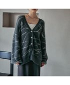 【レプシィム ローリーズファーム/LEPSIM LOWRYS FARM】の7ゲージスケッチラインカーディガン グレー15|ID: prp329100004790428 ipo3291000000034761801