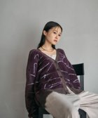 【レプシィム ローリーズファーム/LEPSIM LOWRYS FARM】の7ゲージスケッチラインカーディガン ブラウン57|ID: prp329100004790428 ipo3291000000034761806