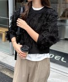 【アンドミー/andme】のカットフリンジ ニット トップス ブラック|ID: prp329100004790438 ipo3291000000034761869