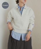 【アーバンリサーチ ドアーズ/URBAN RESEARCH DOORS】の『別注』Champion×DOORS Half Zip Sweatshirts OATMEAL|ID: prp329100004790439 ipo3291000000034761866