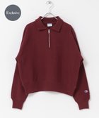 【アーバンリサーチ ドアーズ/URBAN RESEARCH DOORS】の『別注』Champion×DOORS Half Zip Sweatshirts BURGUNDY|ID: prp329100004790439 ipo3291000000034761873