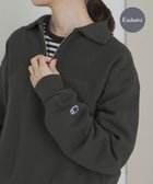 【アーバンリサーチ ドアーズ/URBAN RESEARCH DOORS】の『別注』Champion×DOORS Half Zip Sweatshirts OFF BLACK|ID: prp329100004790439 ipo3291000000034803957