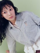 【リリーブラウン/Lily Brown】の【WEB限定カラー】Lily Bearハーフジップクロップドスウェット 人気、トレンドファッション・服の通販 founy(ファニー) ファッション Fashion レディースファッション Fashion for Women トップス・カットソー Cut & Sew Tops レディースパーカー・カジュアルフーディー Casual Hoodies & Sweatshirts スウェット・クルーネックトップス Sweatshirts & Crewnecks / Relaxed Fit Sweat Tops キャラクター Character, Licensed Characters コンパクト Compact, Small Size スマート Smart, Elegant バランス Balance, Style Balance ポロシャツ Polo Shirt, Collared Tee thumbnail 【WEB限定カラー】GRY[006]|ID: prp329100004790453 ipo3291000000034761939
