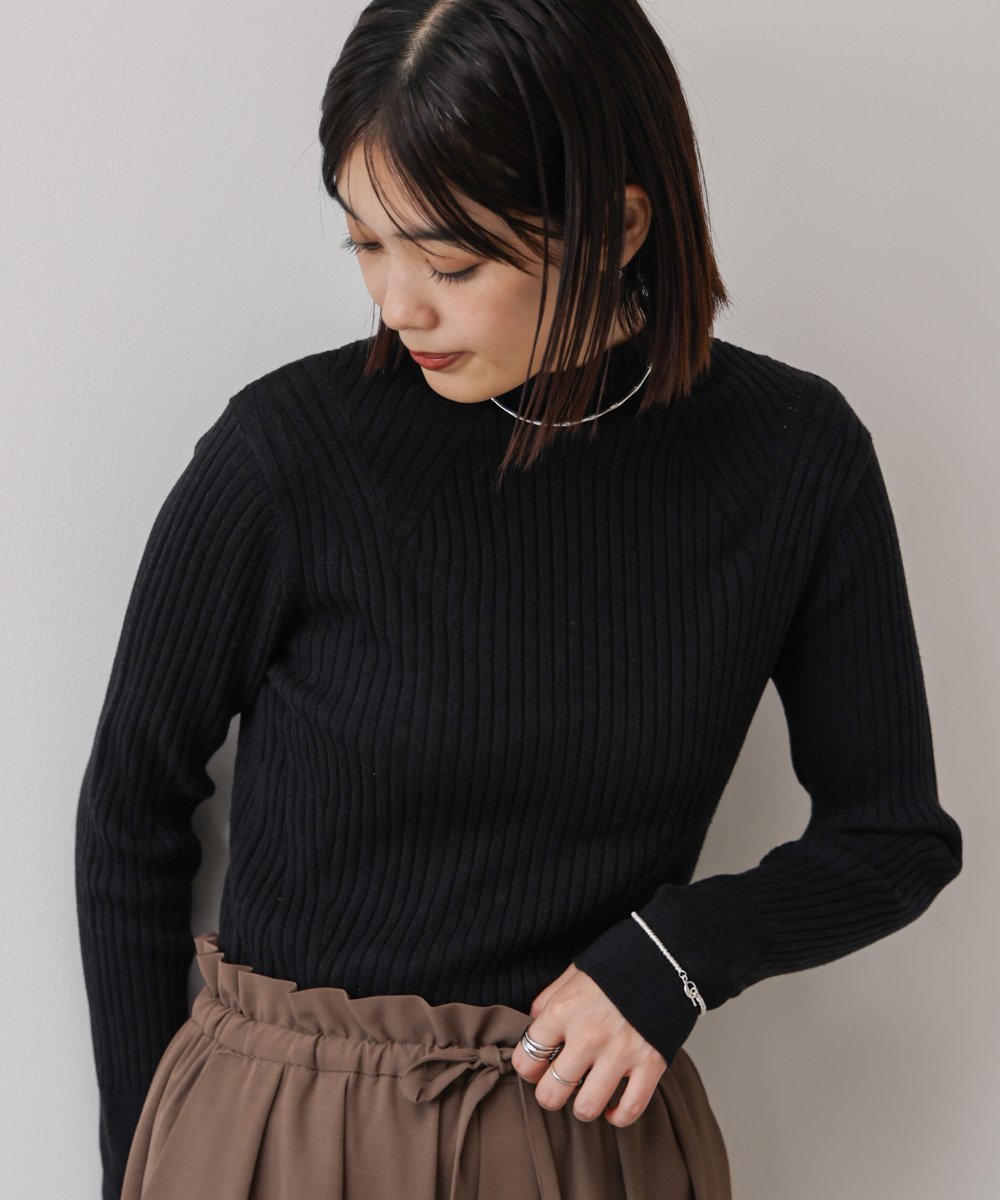 【バブ ブージュルード/Bab Bou Jeloud】のヒートハイネックニットプルオーバー インテリア・キッズ・メンズ・レディースファッション・服の通販 founy(ファニー) ファッション Fashion レディースファッション Fashion for Women トップス・カットソー Cut & Sew Tops ニット Knit Tops & Sweaters カジュアルプルオーバー・ニットトップス Pullovers & Knit Tops / Casual Pullovers インナー Innerwear スマート Smart, Elegant フィット Fit, Slim Fit ベーシック Basic, Essential 再入荷 Restock / Back in Stock 冬 Winter / This Winter BLACK|ID: prp329100004790454 ipo3291000000034882940