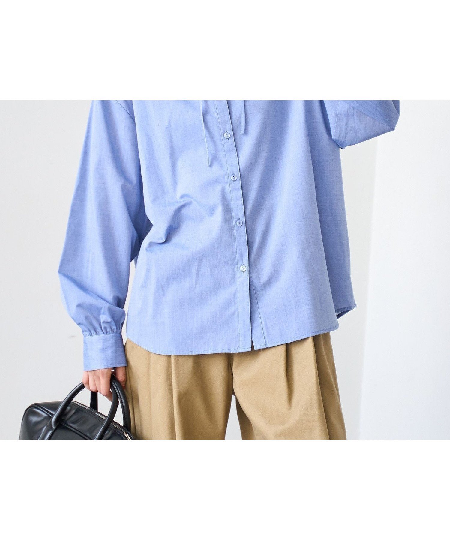 【コーエン/COEN】の【イージーケア】2wayシャツ_フリルネック インテリア・キッズ・メンズ・レディースファッション・服の通販 founy(ファニー) 　ファッション　Fashion　レディースファッション　Fashion for Women　トップス・カットソー　Cut & Sew Tops　シャツ・ブラウス・オフィスカジュアル　Elegant Blouses & Button-Ups　インナー　Innerwear　ウォッシュ　Washed Finish　シンプル　Simple, Minimal　スウェット / スエット　Sweatshirt, Sweatwear　フリル　Frill, Ruffle　レギュラー　Regular, Standard Fit　おすすめ　Recommended / Our Picks　COBALT|ID: prp329100004790486 ipo3291000000035218931