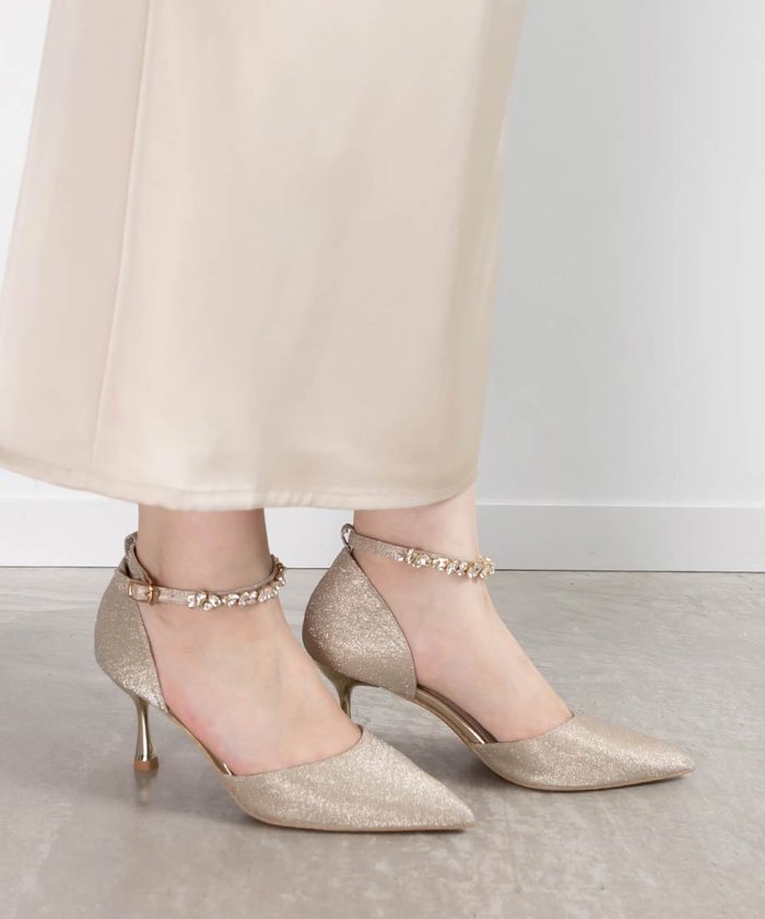 【ランダ/RANDA】の2WAY グリッターストラップパンプス インテリア・キッズ・メンズ・レディースファッション・服の通販 founy(ファニー) https://founy.com/ ファッション Fashion レディースファッション Fashion for Women おすすめ Recommended / Our Picks グリッター Glitter, Sparkle ストラップパンプス Strap Pumps, Strappy Heels ビジュー Bijou, Jewel-like Accent フィット Fit, Slim Fit プレーン Plain, Simple ラップ Wrap, Wrap Design エレガント 上品 Elegant 二次会 After Party 結婚式 Wedding |ID: prp329100004790524 ipo3291000000034849036