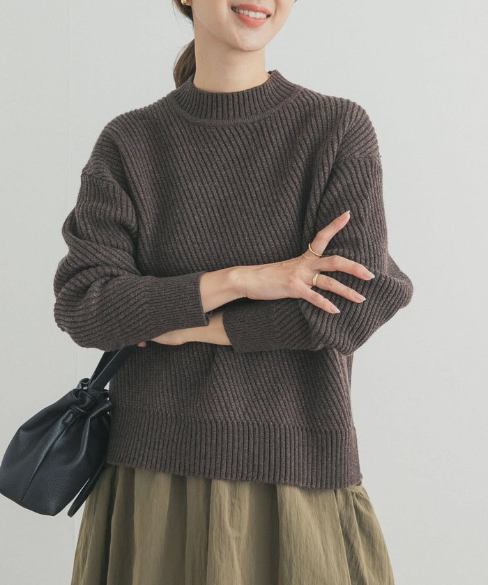 【アーバンリサーチ ドアーズ/URBAN RESEARCH DOORS】のツイル編みKNIT インテリア・キッズ・メンズ・レディースファッション・服の通販 founy(ファニー) https://founy.com/ ファッション Fashion レディースファッション Fashion for Women トップス・カットソー Cut & Sew Tops ニット Knit Tops & Sweaters 2025年 2025 2025-2026秋冬・A/W Autumn/Winter 2025–26 AW25–26 冬 Winter / This Winter スリット Slit, Slit Detail ツイル Twist, Twisted Detail ハイネック High Neck, Mock Neck ミックス Mix, Mixed Style A/W・秋冬 Autumn/Winter |ID: prp329100004790562 ipo3291000000034762368